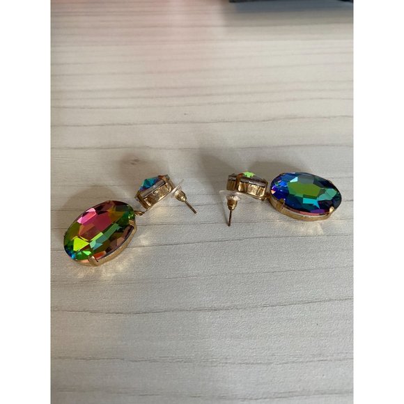 Rainbow/Mermaid Vintage Choker Necklace With Earrings - Picture 12 of 12